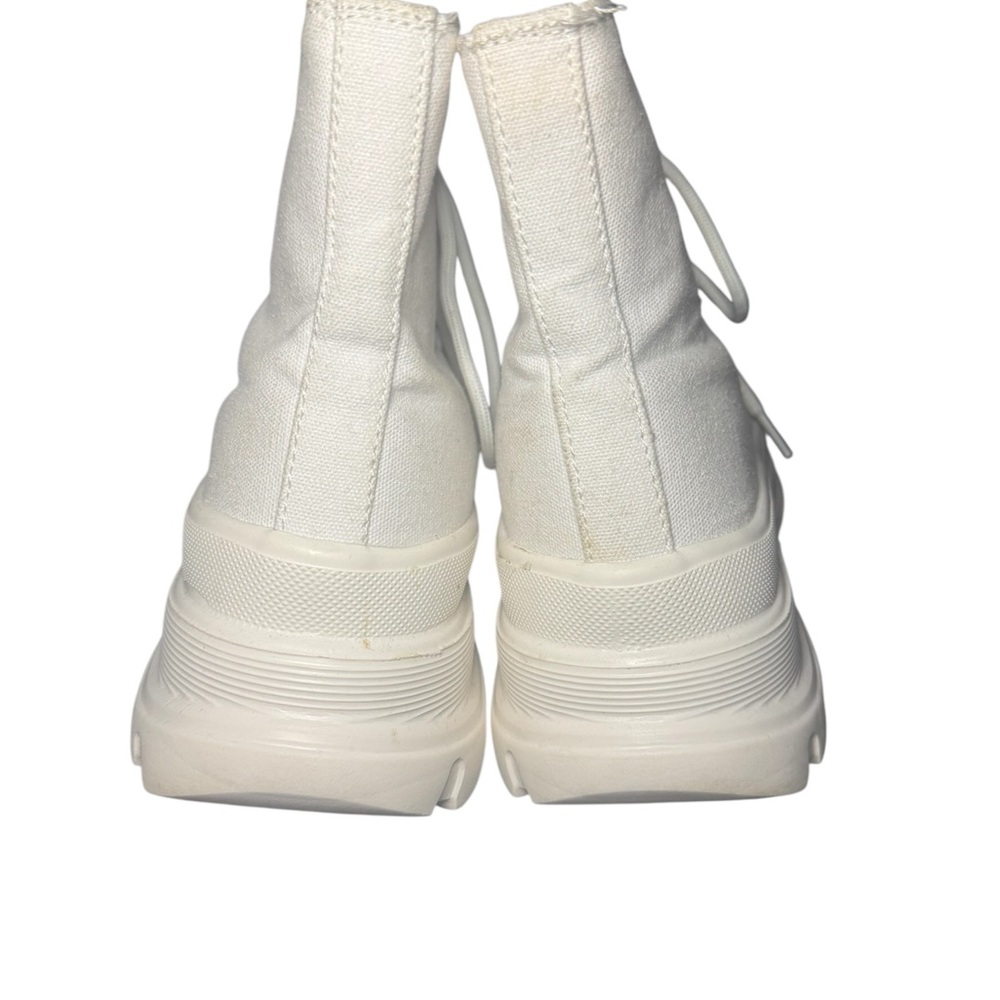 Berness High-Top White Sneakers Size 7 - Picture 6 of 10